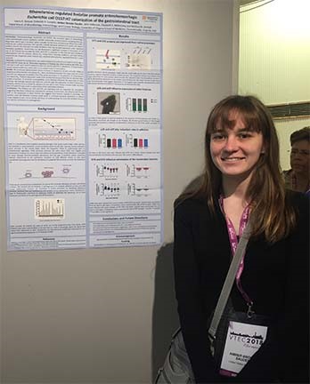 Brooke getting ready to talk some science at the VTEC (Verotoxin E. coli) meeting in Italy!