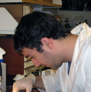Student in Lab