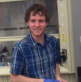 James McCann in the Dudley lab