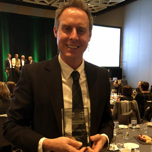 Drew Dudley received the Bayer/AACR (American Association for Cancer Research) Innovation and Discovery Award this month at the Annual AACR meeting in Chicago.