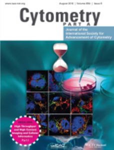 Cytomety Cover image is a research image from the Kashatus lab